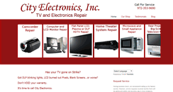 Desktop Screenshot of cityelectronics.net
