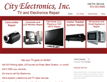 Tablet Screenshot of cityelectronics.net